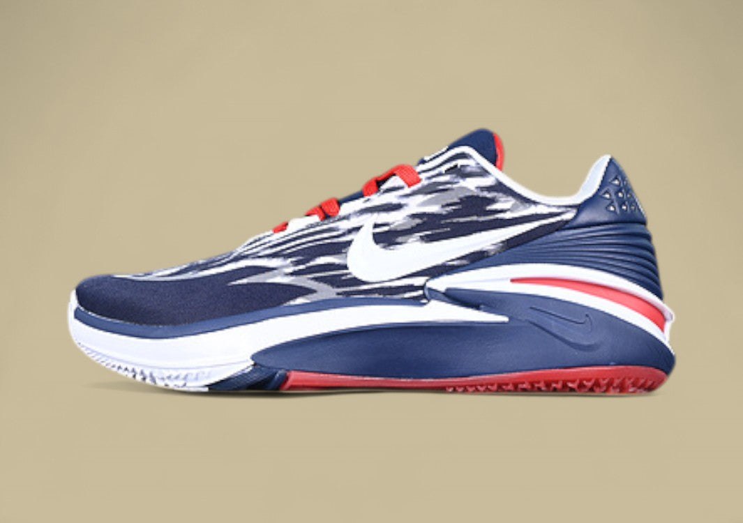 Nike Air Zoom G.T. Cut 2 EP White with Bold Blue and Red Accents