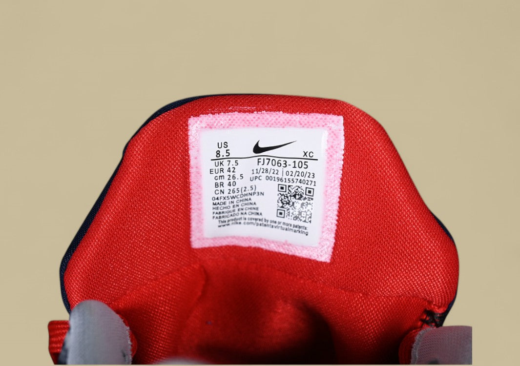 Nike Air Zoom G.T. Cut 2 EP White with Bold Blue and Red Accents