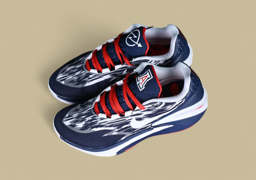 Nike Air Zoom G.T. Cut 2 EP White with Bold Blue and Red Accents