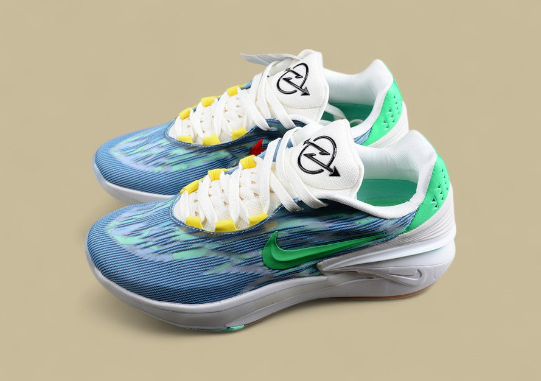 Nike Air Zoom G.T. Cut 2 Grey with Blue and Green Accents