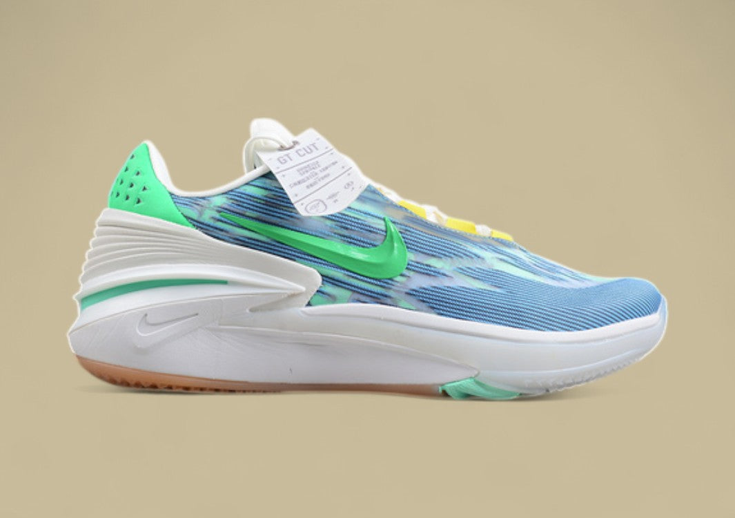 Nike Air Zoom G.T. Cut 2 Grey with Blue and Green Accents