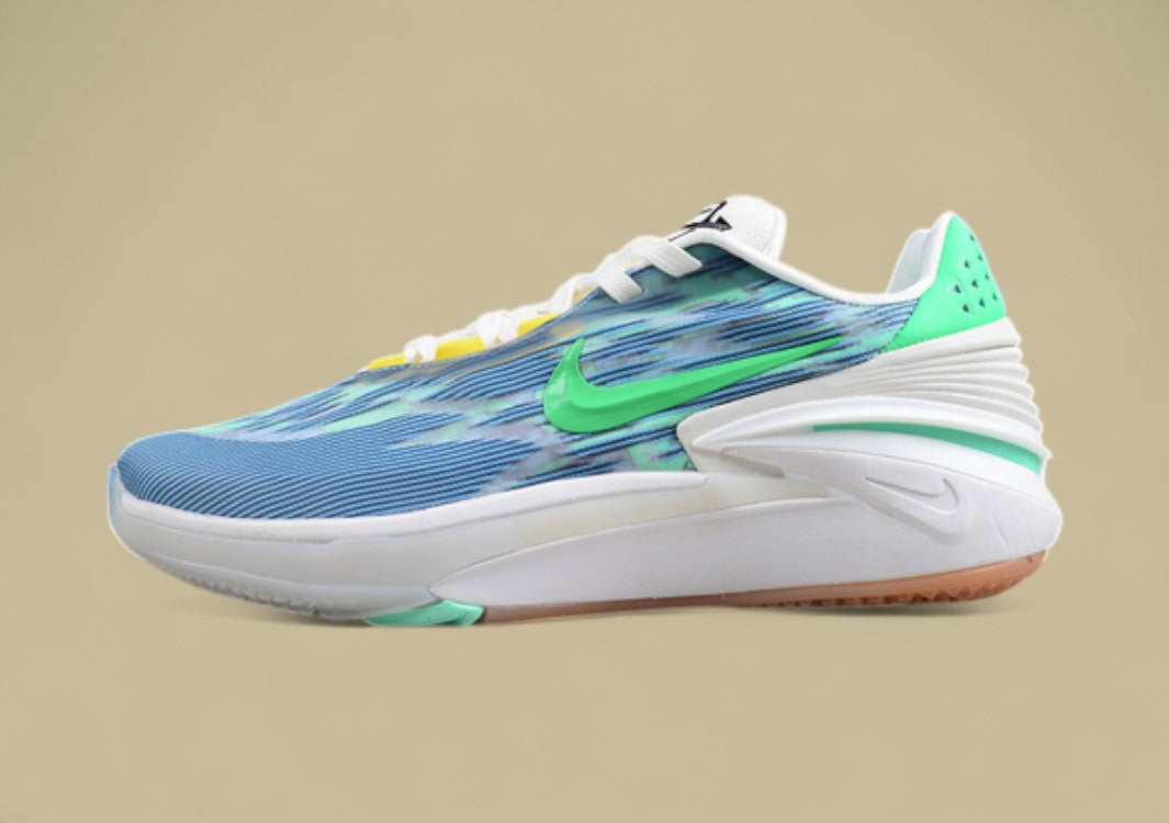 Nike Air Zoom G.T. Cut 2 Grey with Blue and Green Accents