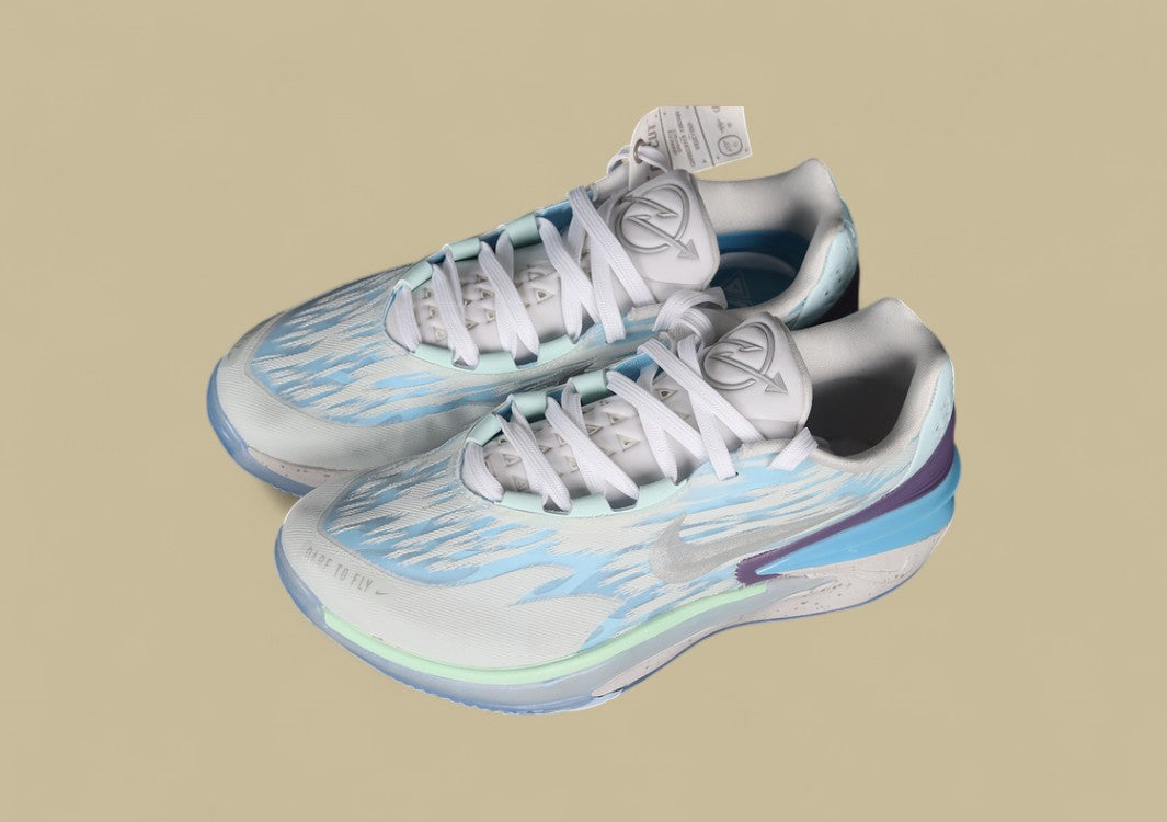 Nike Air Zoom G.T. Cut 2 'Dare to Fly' Sky Blue with Light Grey and Purple Accent