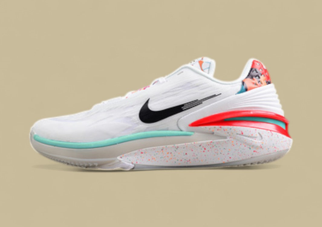 Nike Air Zoom G.T. Cut 2 'Leap High' White with Blue, Red, and Black Accents