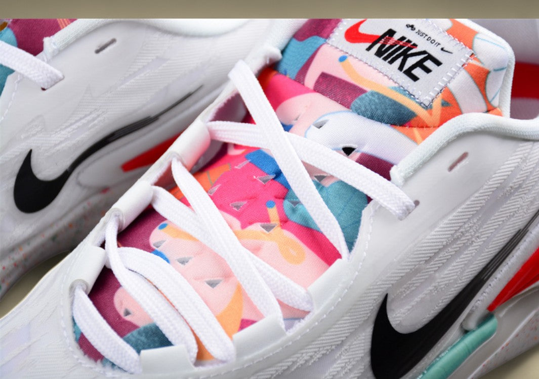 Nike Air Zoom G.T. Cut 2 'Leap High' White with Blue, Red, and Black Accents