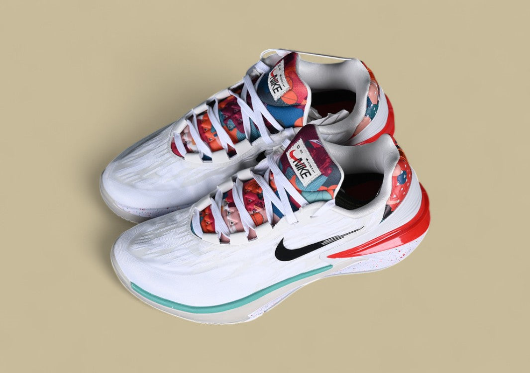 Nike Air Zoom G.T. Cut 2 'Leap High' White with Red and Black Accents