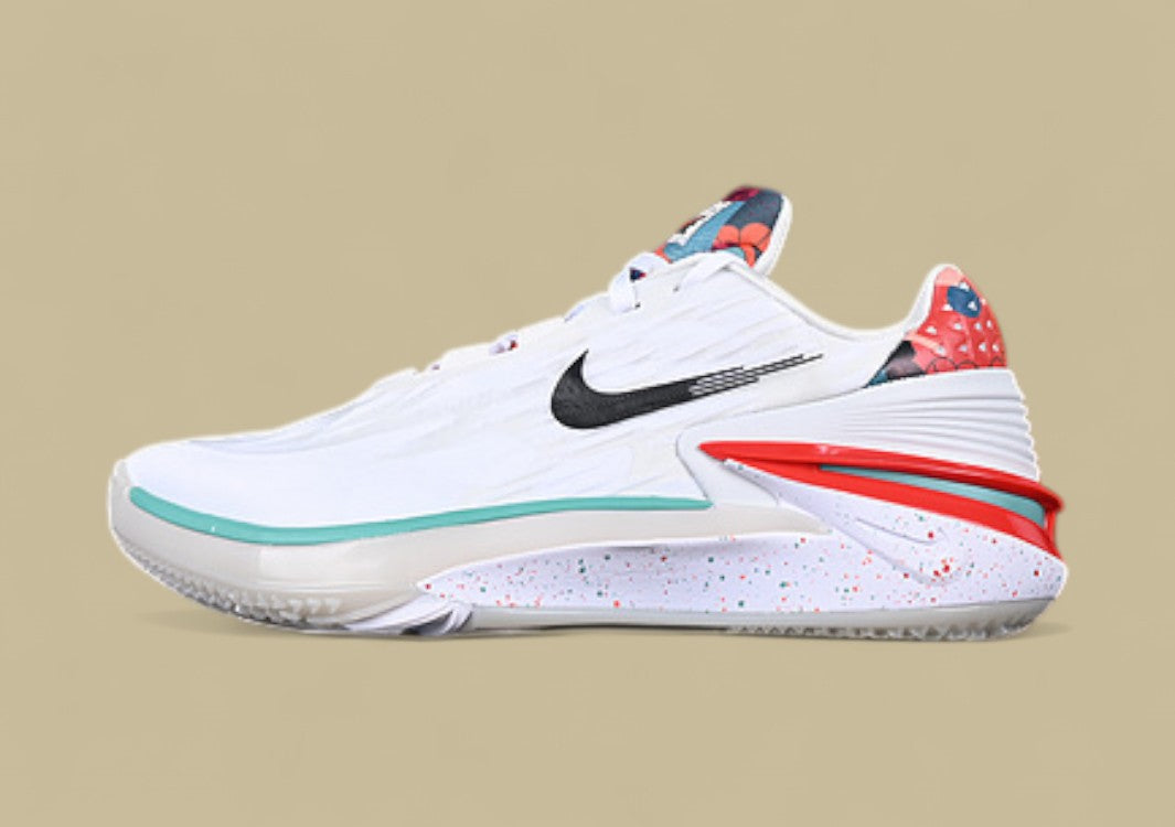 Nike Air Zoom G.T. Cut 2 'Leap High' White with Red and Black Accents