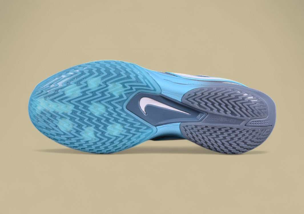 Nike Air Zoom G.T. Cut 3 EP Ashen Slate & Football Grey with Baltic Blue and Metallic Gold