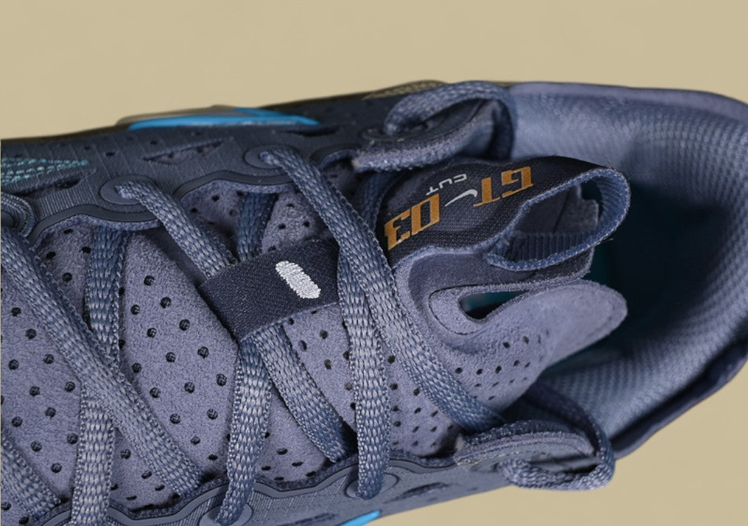 Nike Air Zoom G.T. Cut 3 EP Ashen Slate & Football Grey with Baltic Blue and Metallic Gold