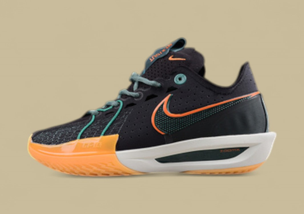 Nike Air Zoom G.T. Cut 3 EP Black with Vibrant Yellow Highlights