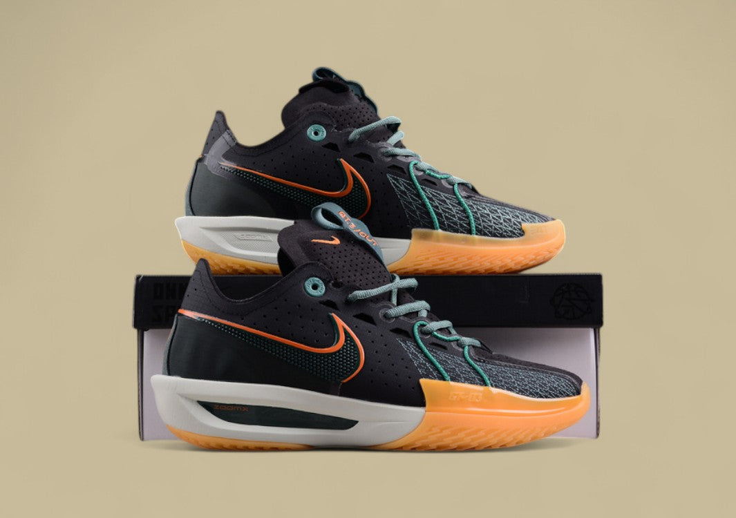 Nike Air Zoom G.T. Cut 3 EP Black with Vibrant Yellow Highlights
