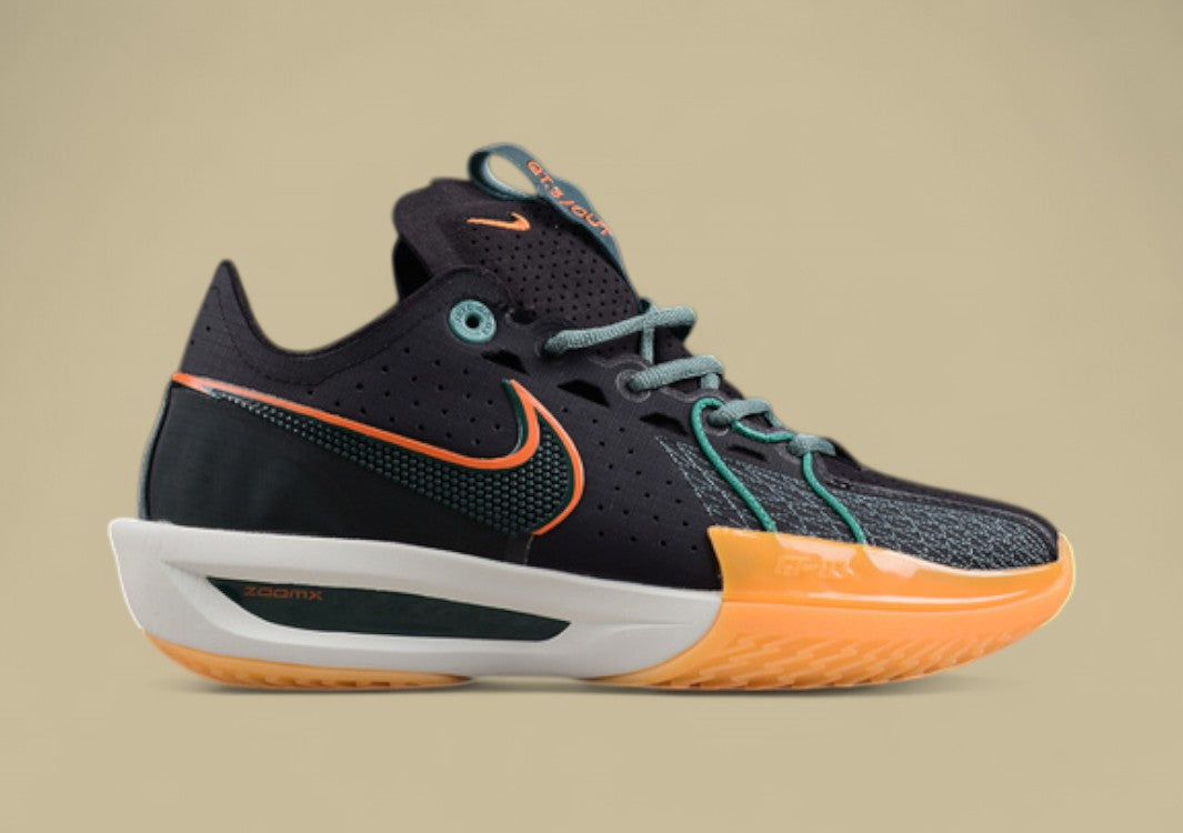 Nike Air Zoom G.T. Cut 3 EP Black with Vibrant Yellow Highlights