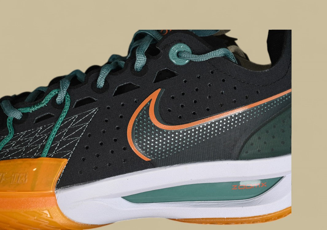 Nike Air Zoom G.T. Cut 3 EP Black with Vintage Green, Bicoastal, and Malachite Tones