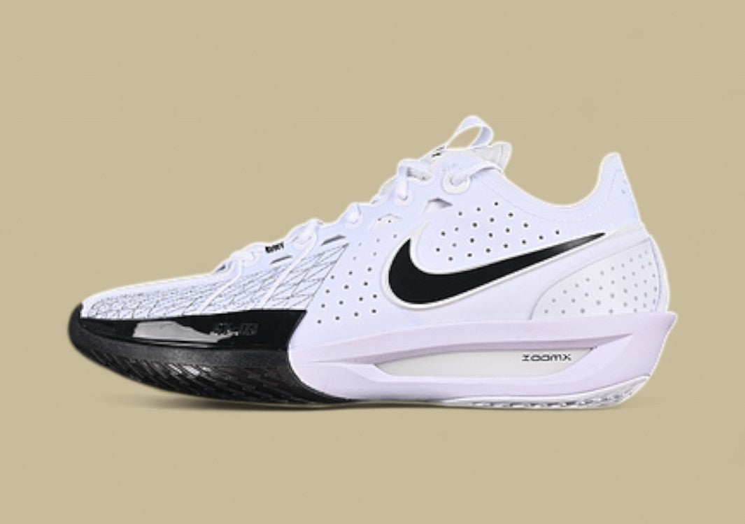 Nike Air Zoom G.T. Cut 3 EP Clean White with Bold Black Contrast