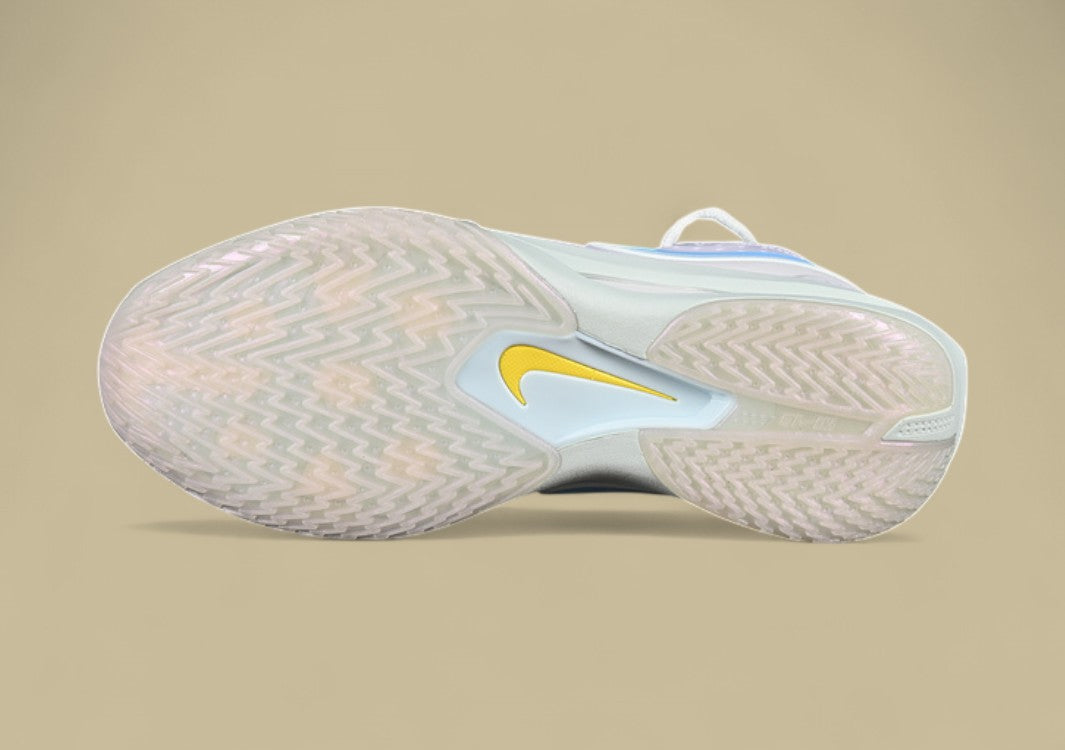 Nike Air Zoom G.T. Cut 3 EP Clean White with Bold Blue and Playful Pink Accents