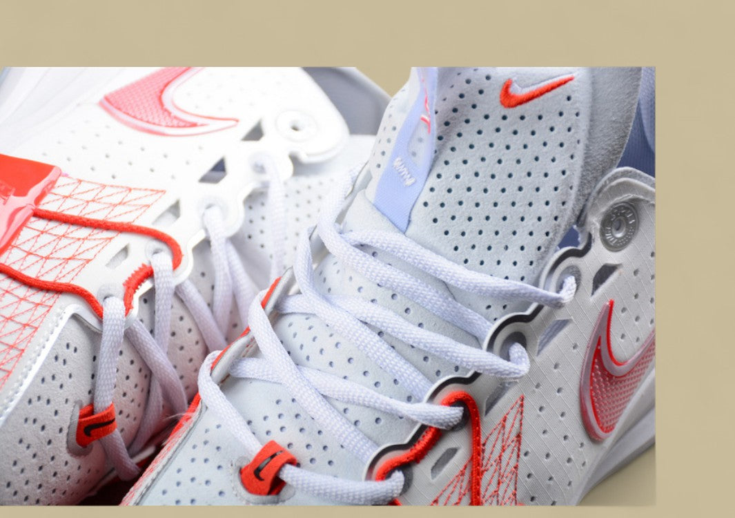 Nike Air Zoom G.T. Cut 3 EP Crisp White with Bold Red Accents
