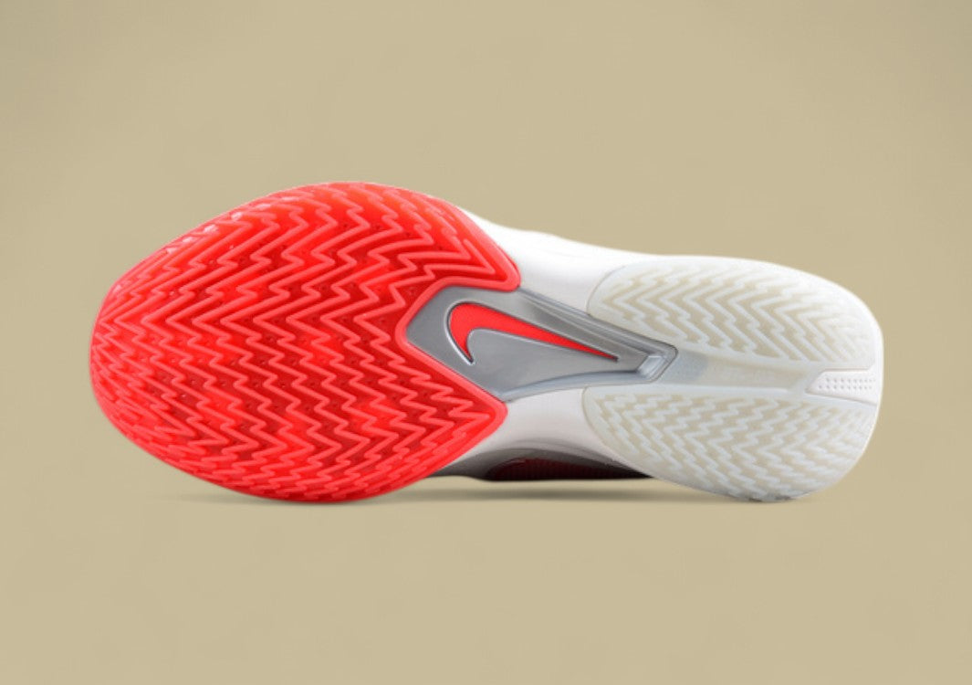 Nike Air Zoom G.T. Cut 3 EP Crisp White with Bold Red Accents