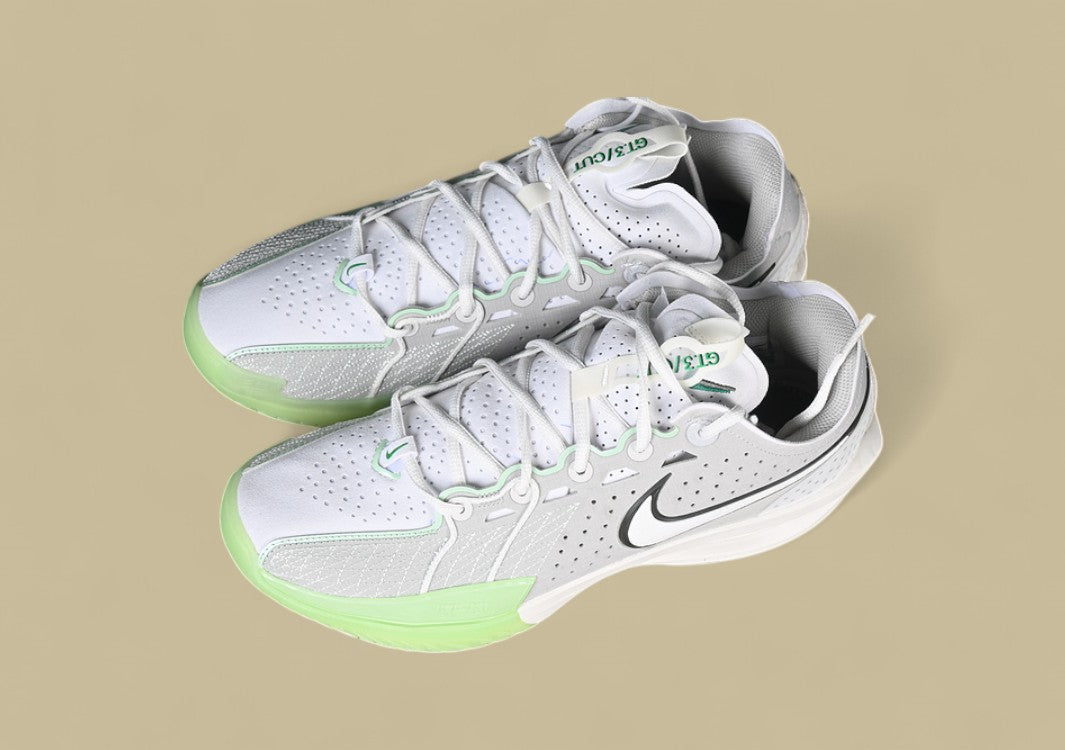 Nike Air Zoom G.T. Cut 3 EP Light Bone & Sail with Vapor Green Accents