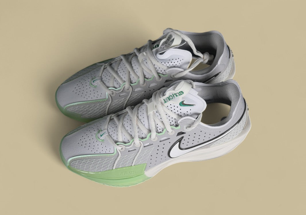 Nike Air Zoom G.T. Cut 3 EP Light Bone & Sail with Vapor Green and Cargo Khaki Accents
