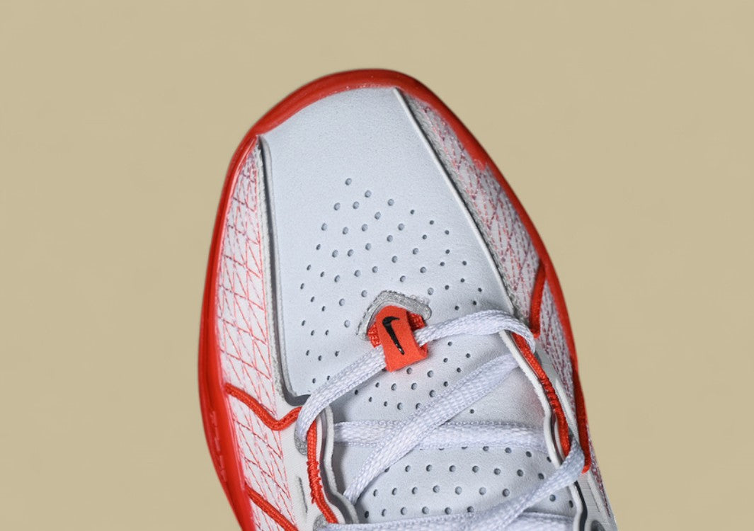 Nike Air Zoom G.T. Cut 3 EP Summit White with Picante Red, Football Grey, and Metallic Silver Accents