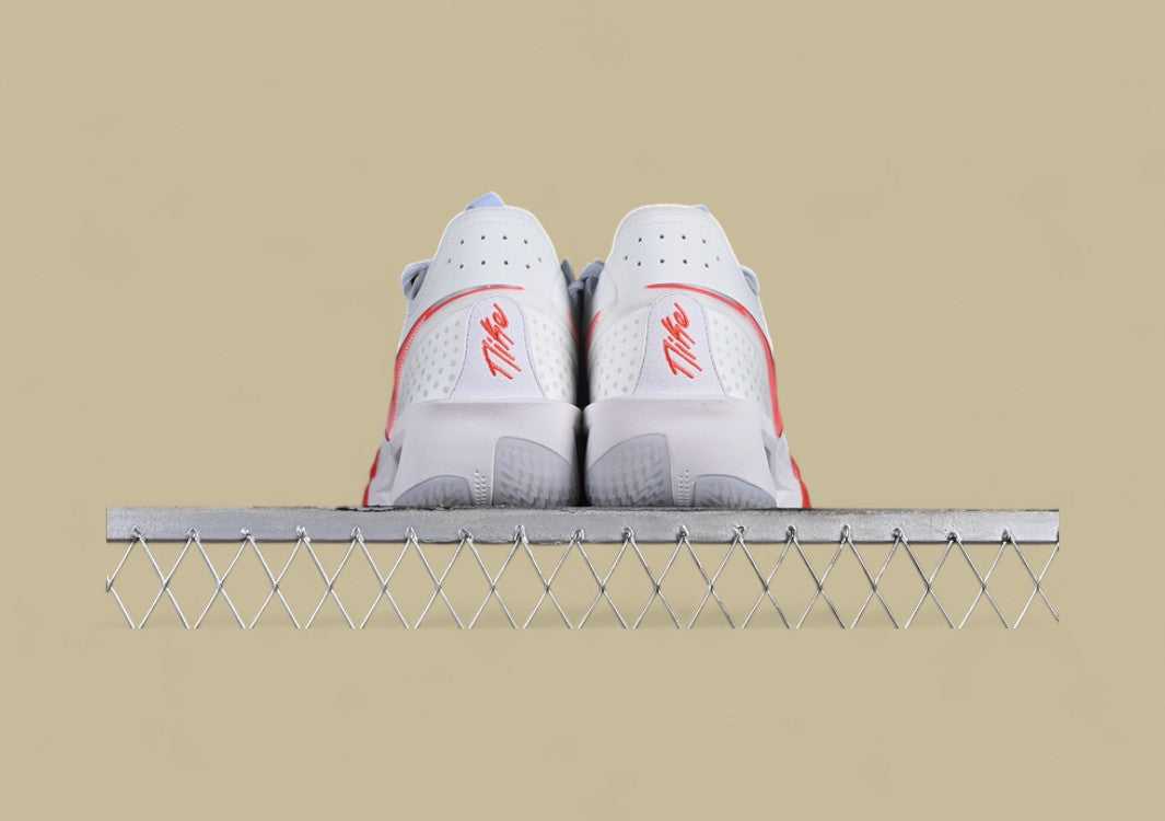 Nike Air Zoom G.T. Cut 3 EP Summit White with Picante Red, Grey, and Metallic Silver Accents