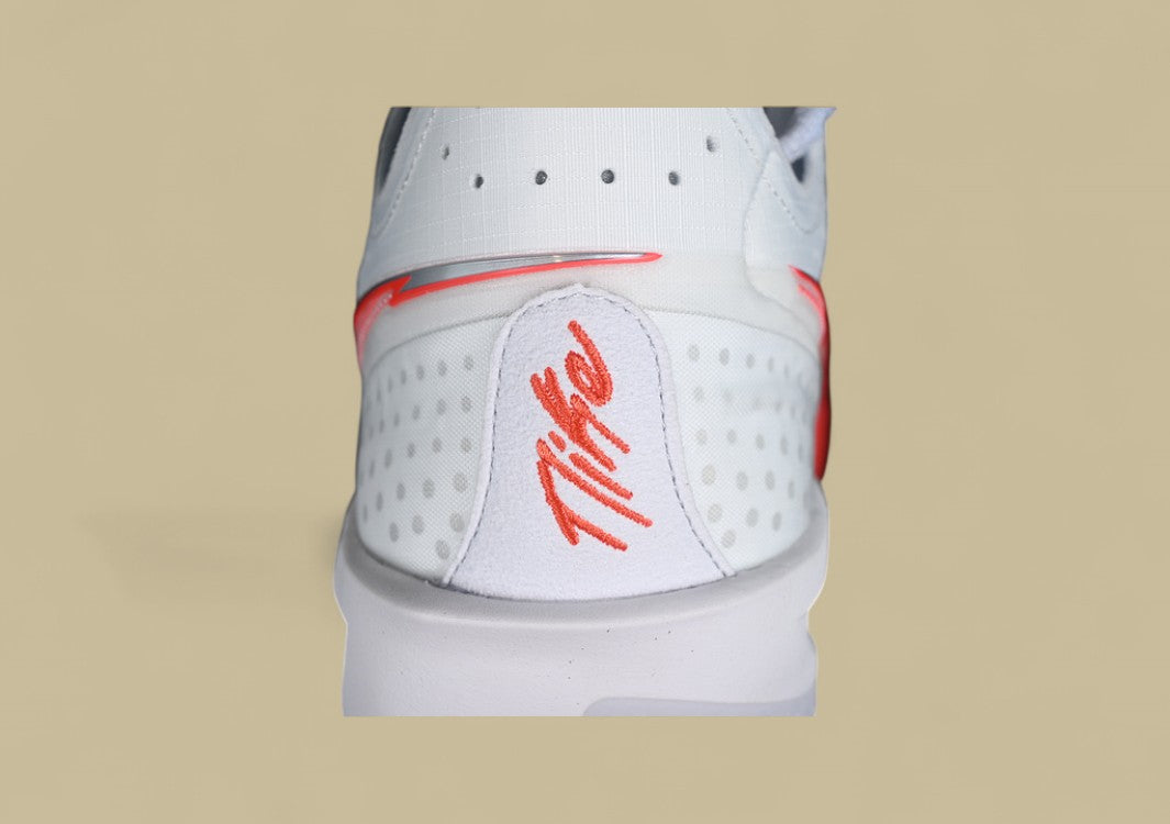 Nike Air Zoom G.T. Cut 3 EP Summit White with Picante Red, Grey, and Metallic Silver Accents
