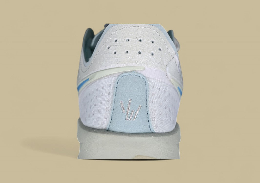 Nike Air Zoom G.T. Cut 3 EP White Base with Electric Blue and Soft Pink Accents