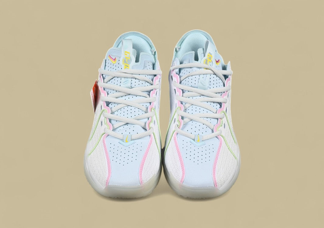 Nike Air Zoom G.T. Cut 3 EP White Base with Electric Blue and Soft Pink Accents