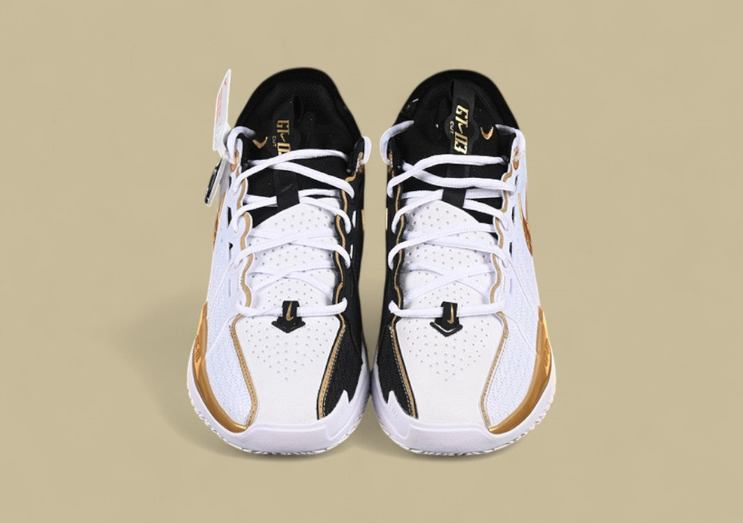 Nike Air Zoom G.T. Cut 3 EP White & Black with Metallic Gold Detailing