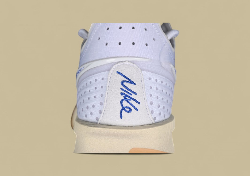 Nike Air Zoom G.T. Cut 3 EP White & Coconut Milk with Gum Yellow and Racer Blue Hits