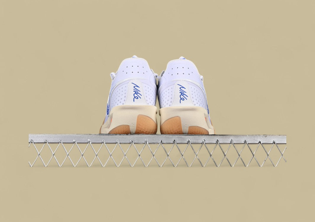 Nike Air Zoom G.T. Cut 3 EP White & Coconut Milk with Gum Yellow and Racer Blue Hits