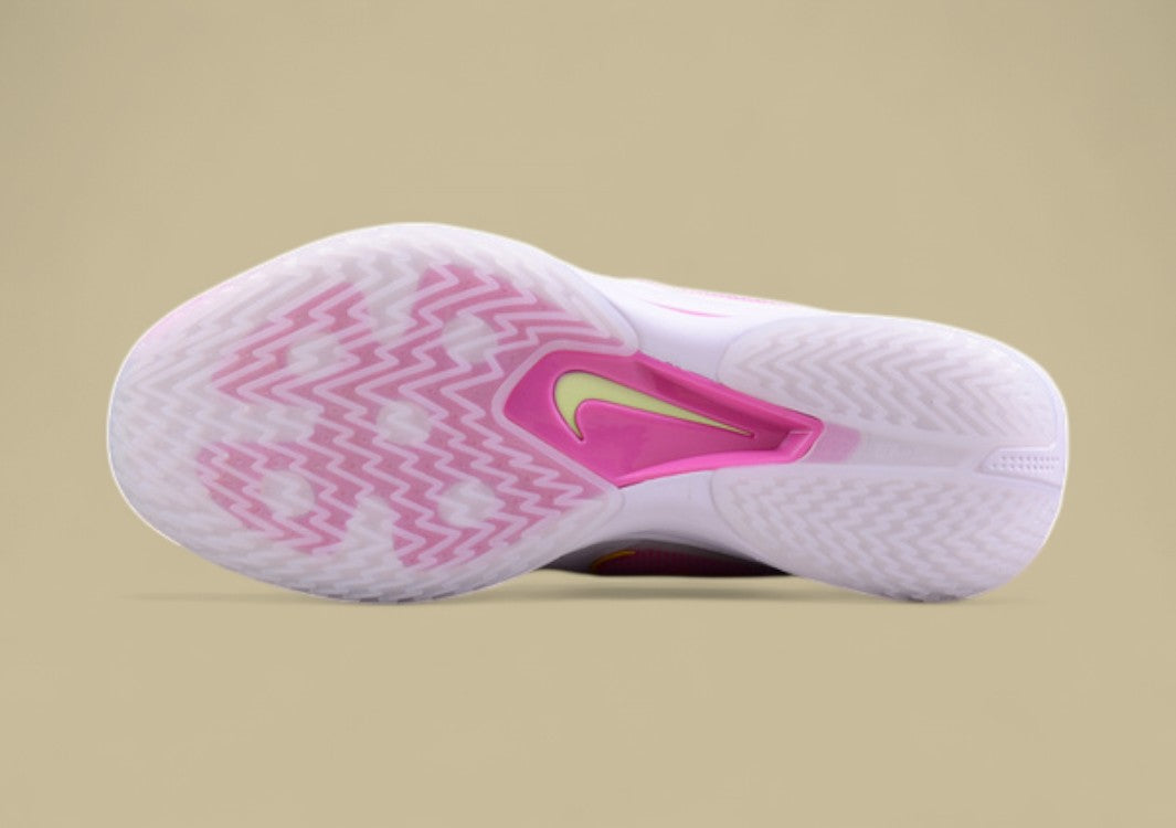 Nike Air Zoom G.T. Cut 3 EP White & Grey with Bright Pink and Orange Pops