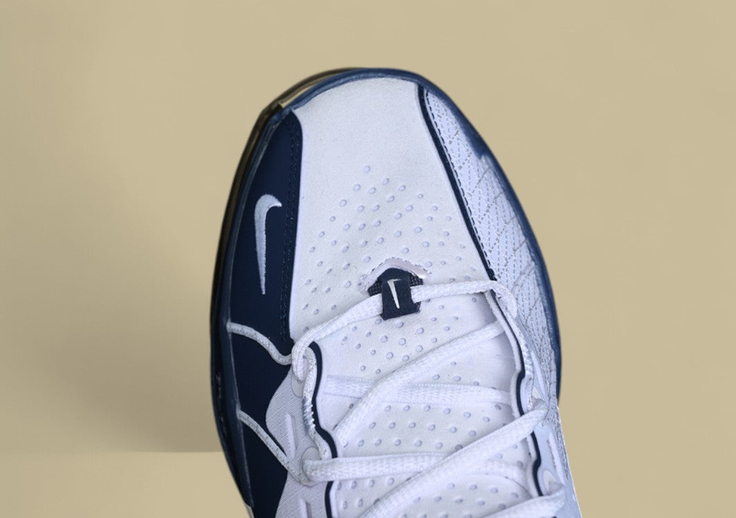 Nike Air Zoom G.T. Cut 3 EP White & Sail with Metallic Silver and Midnight Navy Accents