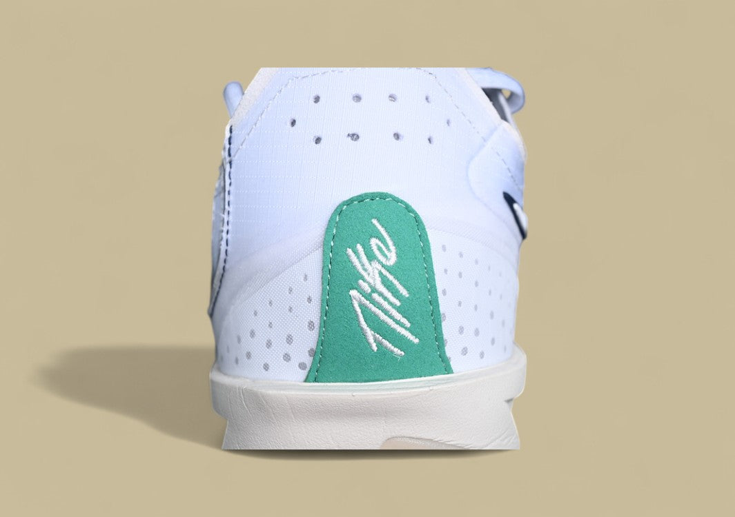 Nike Air Zoom G.T. Cut 3 EP White & Sail with Metallic Silver and Midnight Navy Accents