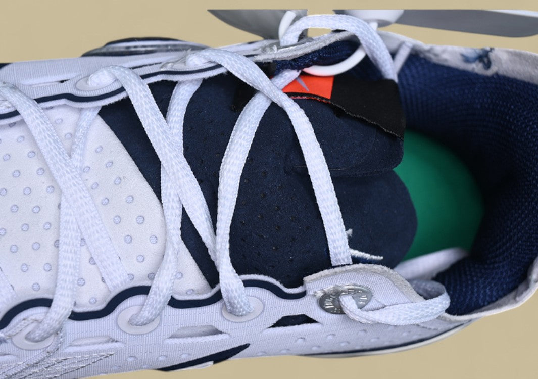 Nike Air Zoom G.T. Cut 3 EP White & Sail with Metallic Silver and Midnight Navy Accents