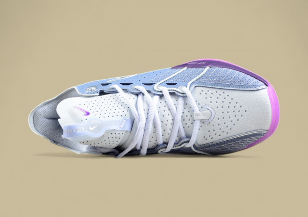 Nike Air Zoom G.T. Cut 3 EP White with Blue and Purple Accents