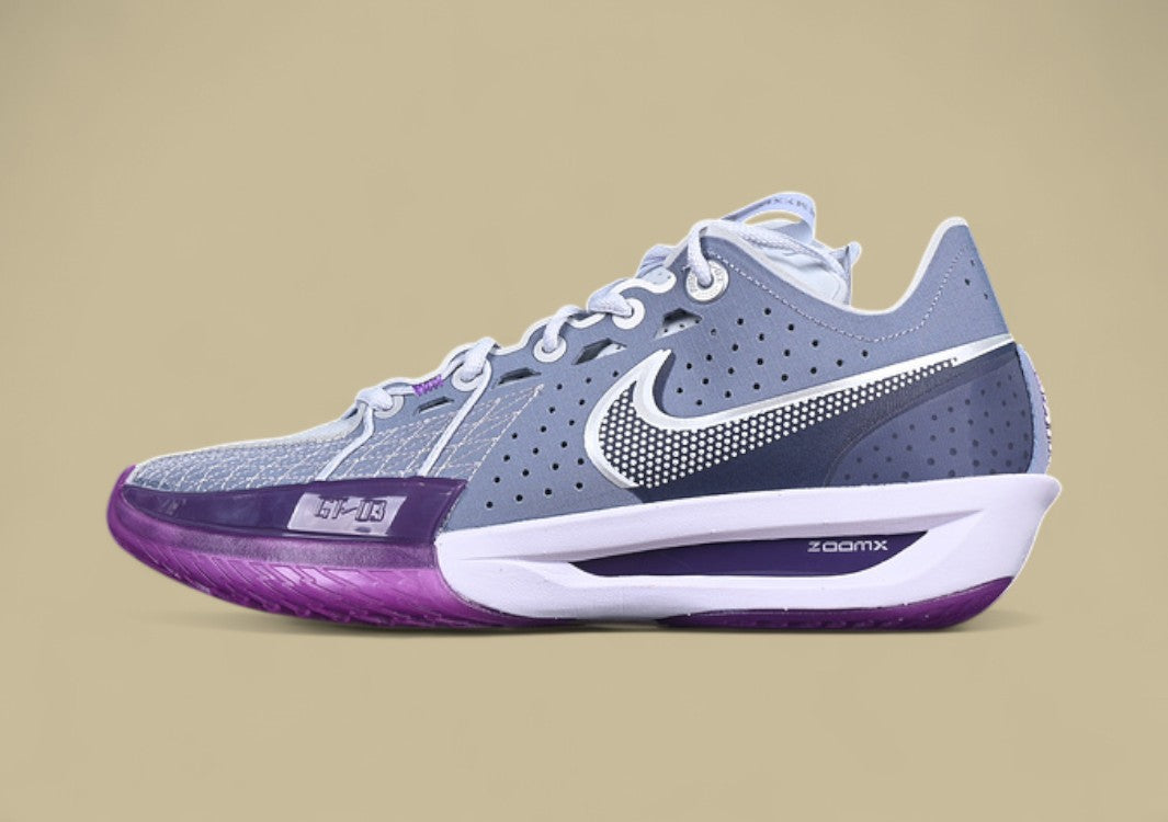 Nike Air Zoom G.T. Cut 3 EP – Ashen Slate & Football Grey with Barely Grape and Metallic Silver Highlights