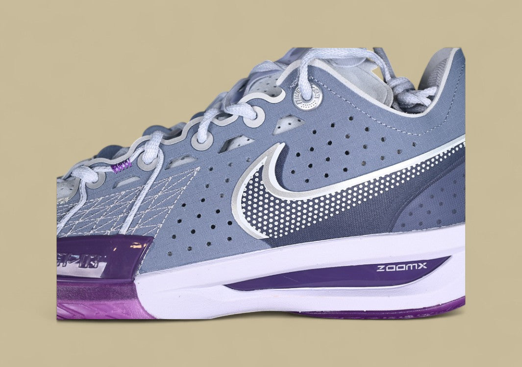 Nike Air Zoom G.T. Cut 3 EP – Ashen Slate & Football Grey with Barely Grape and Metallic Silver Highlights