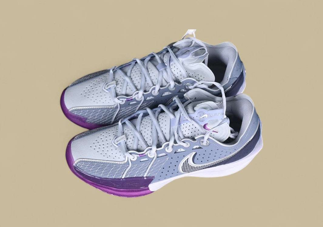 Nike Air Zoom G.T. Cut 3 EP – Ashen Slate & Football Grey with Barely Grape and Metallic Silver Highlights