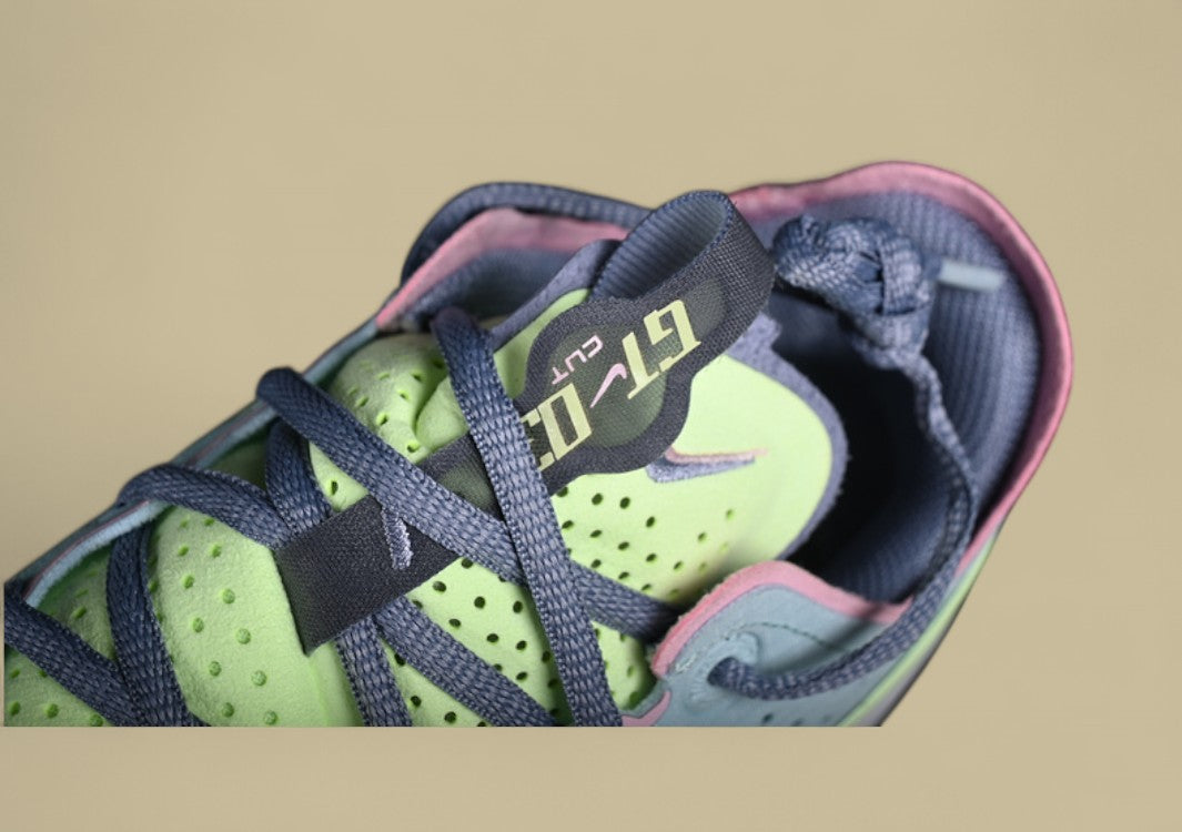 Nike Air Zoom G.T. Cut 3 Glacier Blue with Bright Mandarin, Ashen Slate, and Light Armory Blue Accents