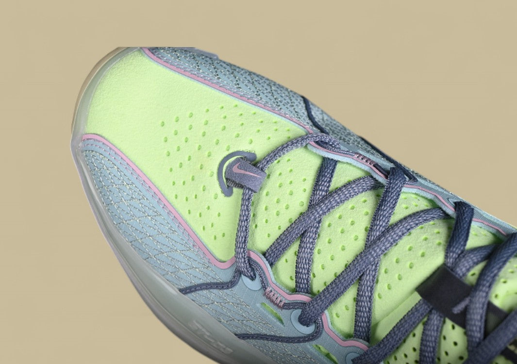 Nike Air Zoom G.T. Cut 3 Glacier Blue with Bright Mandarin, Ashen Slate, and Light Armory Blue Accents