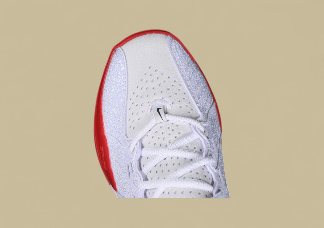 Nike Air Zoom G.T. Cut 3 White with Obsidian and Sport Red Highlights