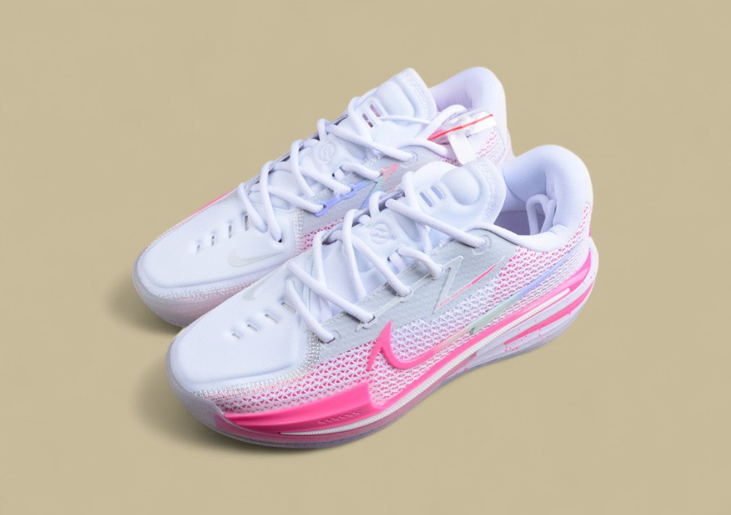 Nike Air Zoom G.T. Cut Pure Platinum with Pink Blast, Regal Accents & Cool Grey Tones