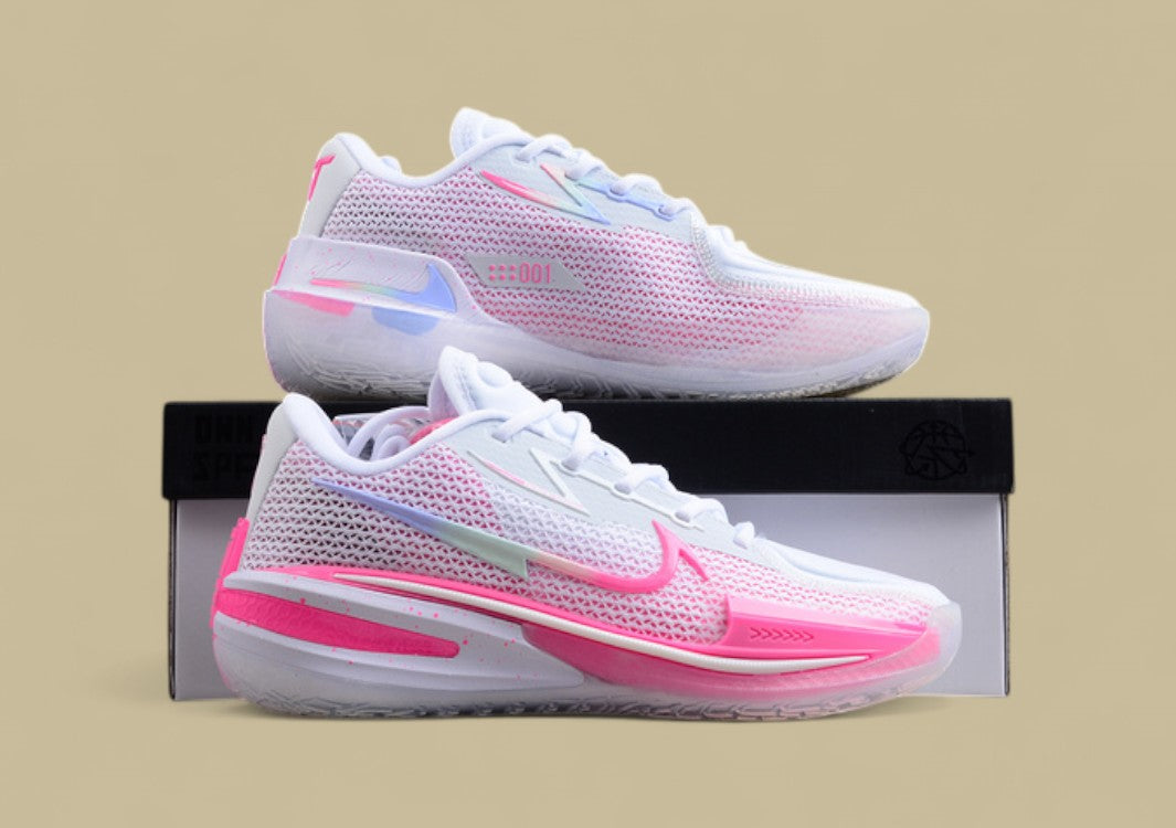 Nike Air Zoom G.T. Cut Pure Platinum with Pink Blast, Regal Accents & Cool Grey Tones