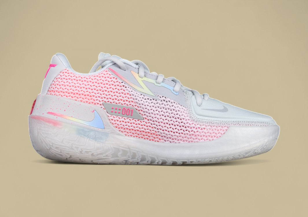 Nike Air Zoom G.T. Cut Pure Platinum with Regal Pink, Cool Grey, and Pink Blast Accents