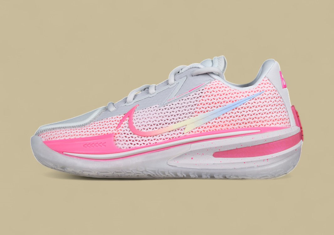 Nike Air Zoom G.T. Cut Pure Platinum with Regal Pink, Cool Grey, and Pink Blast Accents