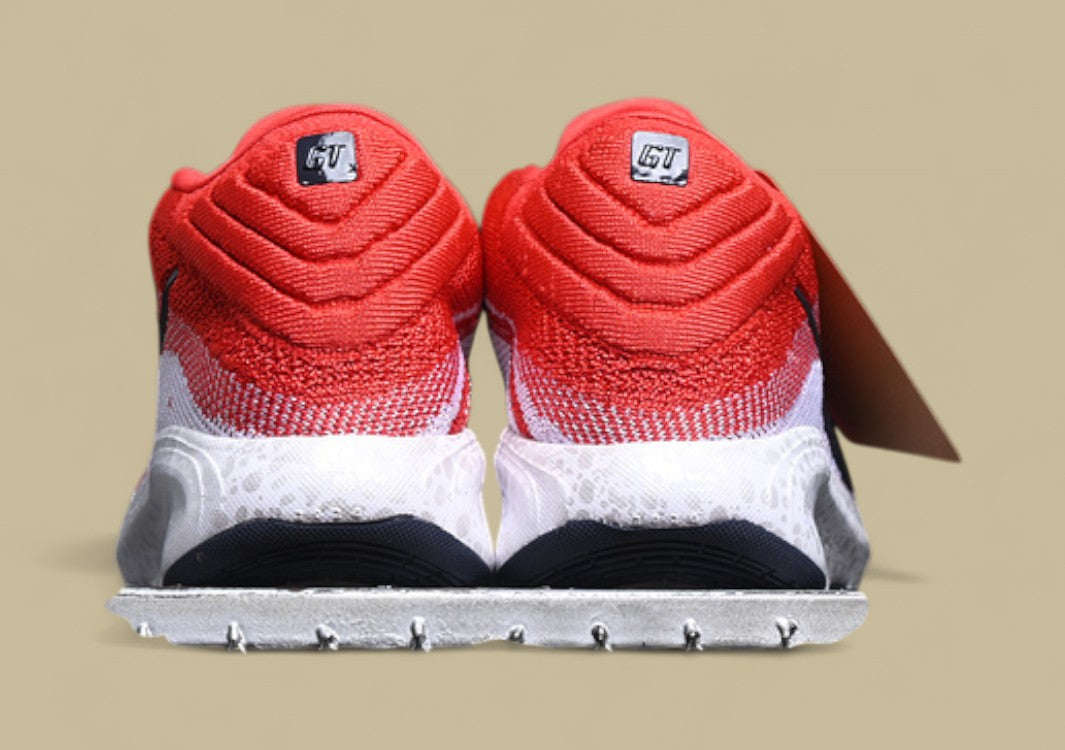 Nike Air Zoom G.T. Hustle 3 FP Clean White with Red Punch & Black Detailing