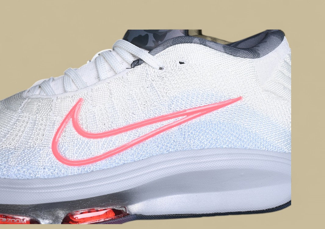 Nike Air Zoom G.T. Hustle 3 FP Crisp White with Cool Grey & Bold Blue Accent