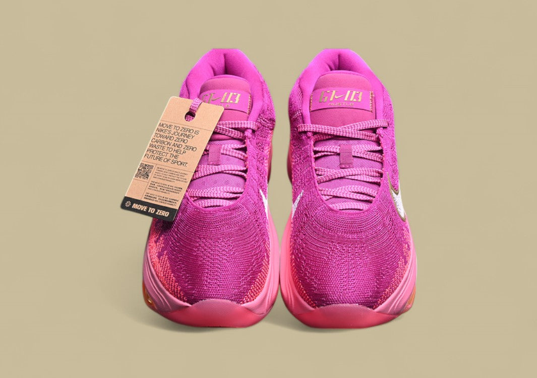 Nike Air Zoom G.T. Hustle 3 FP Regal Purple with Gold & Orange Blaze