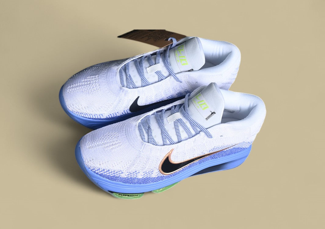 Nike Air Zoom G.T. Hustle 3 FP White Base with Royal Pulse, Volt, and Black Hits